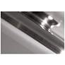3_AFX Skye 19" Wide Round Satin Nickel Metal Modern LED Ceiling Light more views