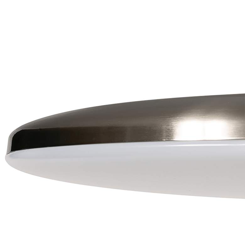 Image 4 AFX Skye 19" Wide Round Satin Nickel Metal Modern LED Ceiling Light more views