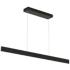 AFX Stealth 36" Black Finish LED Modern Linear Pendant Chandelier