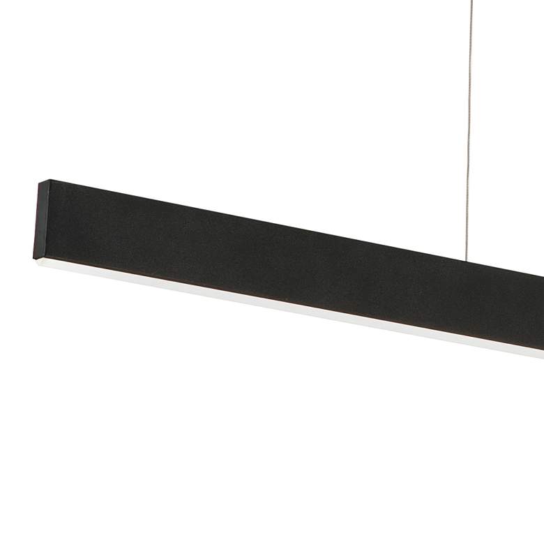 Image 3 AFX Stealth 46 inch Wide Black Linear LED Modern Pendant more views