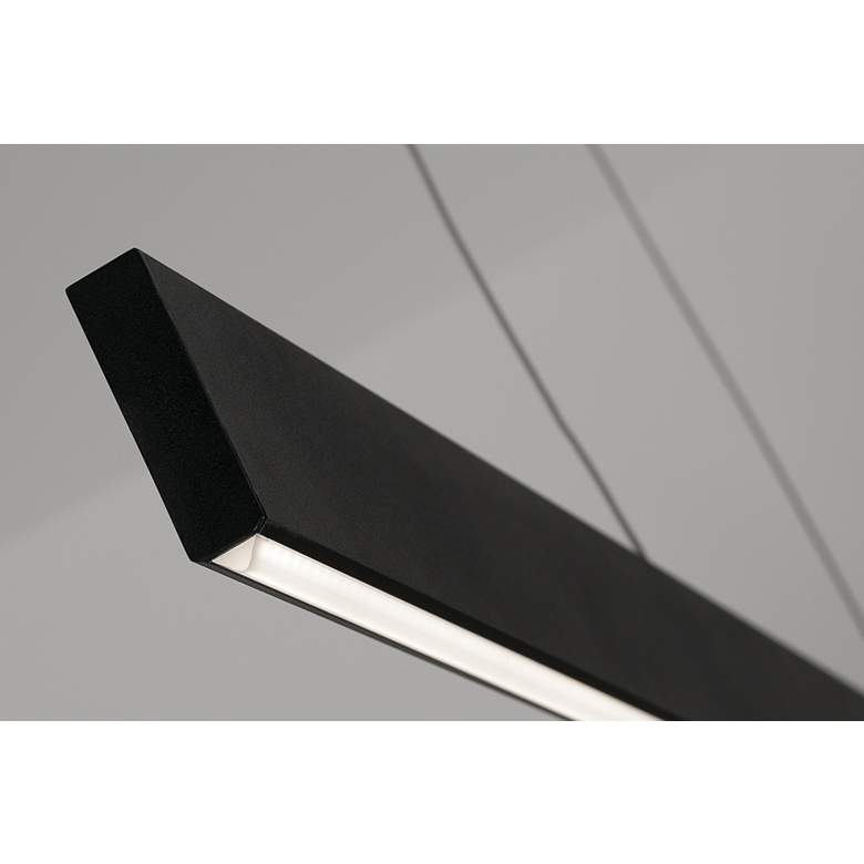 Image 4 AFX Stealth 46" Wide Black Linear LED Modern Pendant more views