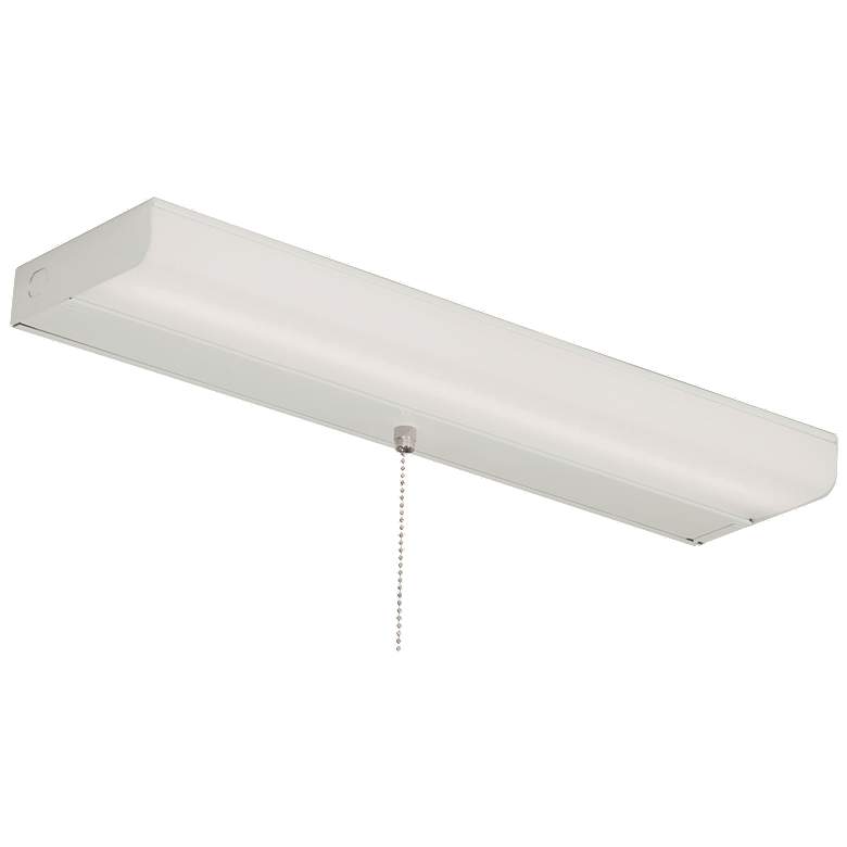 Image 1 AFX T5L 18 inch Wide LED Pull Chain White Under Cabinet or Closet Light