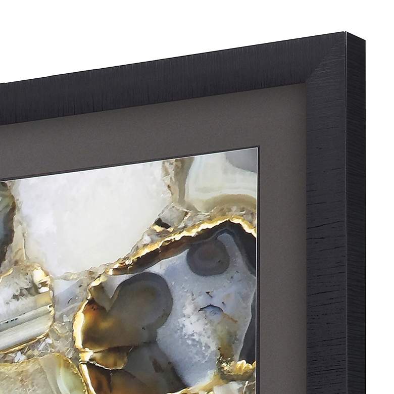 Image 3 Agate 43" High 2-Piece Framed Giclee Wall Art Set more views
