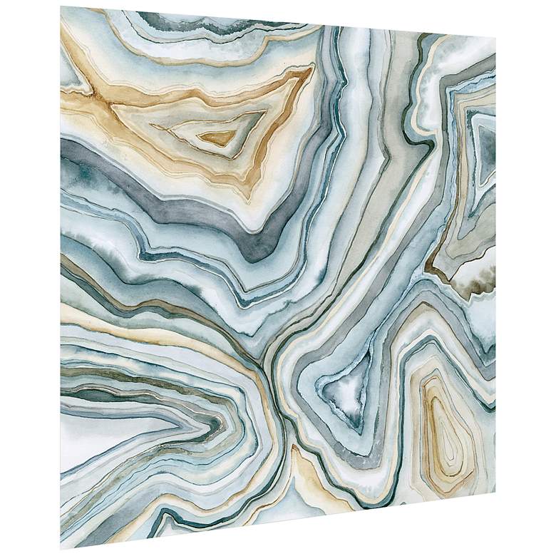 Image 4 Agate Abstract II 38" Square Free Floating Glass Wall Art more views