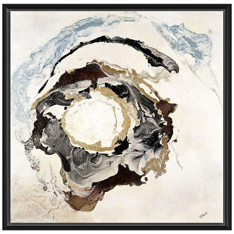 Image 1 Agate Dazzle I 21 3/4 inch Square Framed Canvas Wall Art