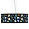 Agates and Gems II Giclee 24" Wide 4-Light Pendant Chandelier