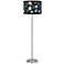 Agates and Gems II Giclee Brushed Nickel Garth Floor Lamp