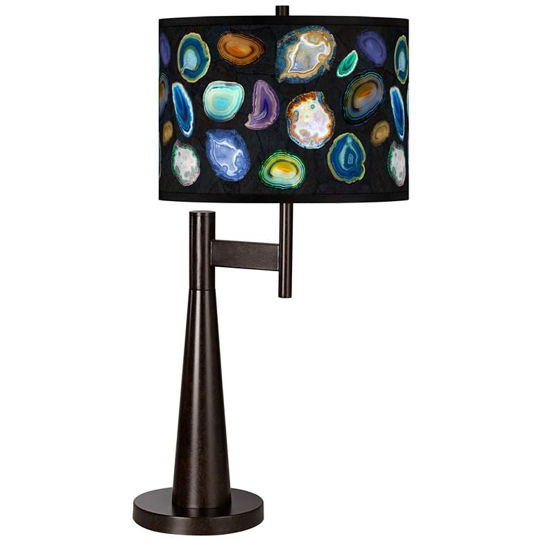 Image 1 Agates and Gems II Giclee Novo Table Lamp