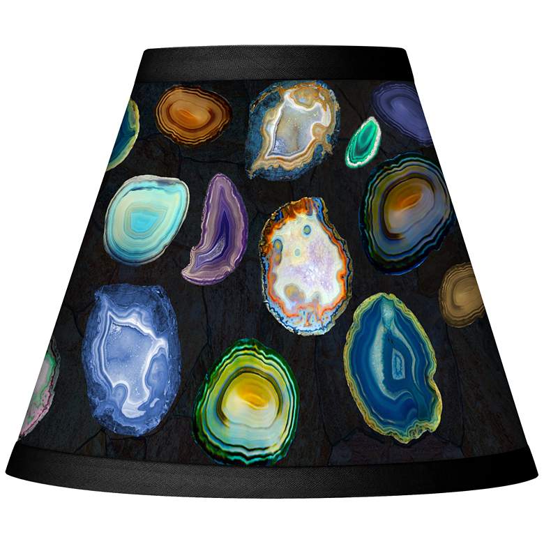 Image 1 Agates And Gems II Giclee Set of Four Shades 3x6x5 (Clip-On)