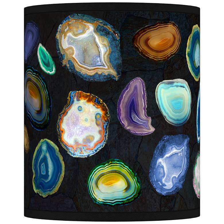 Image 1 Agates and Gems II Giclee Shade 10x10x12 (Spider)