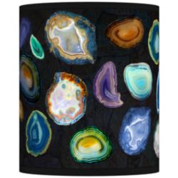 Agates and Gems II Giclee Shade 10x10x12 (Spider)