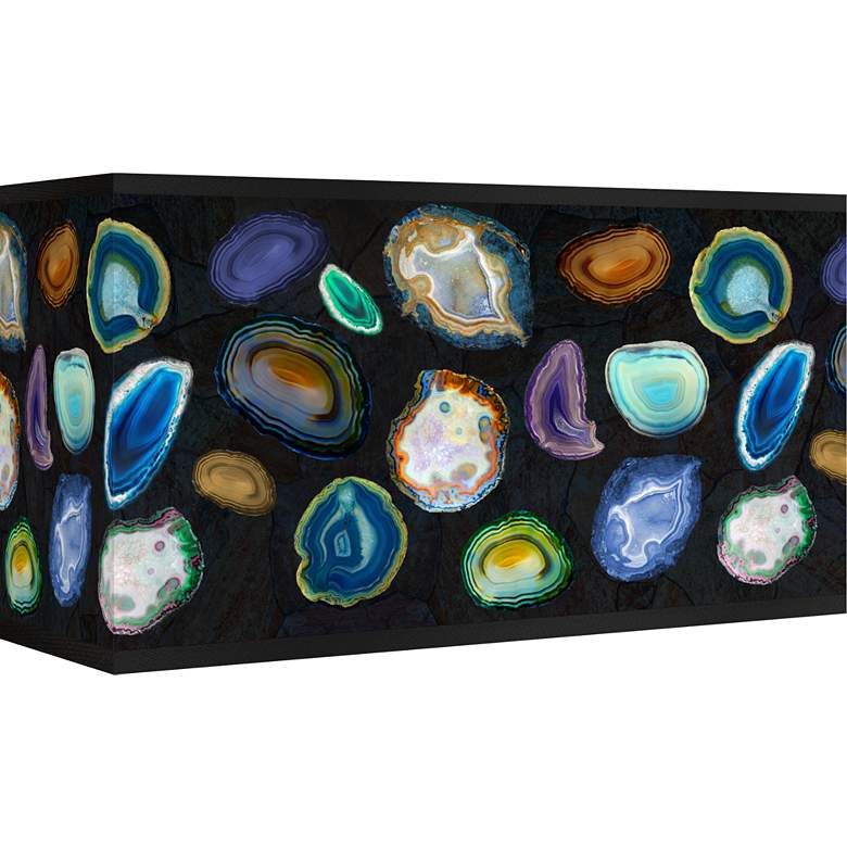 Image 1 Agates and Gems II Giclee Shade 8/17x8/17x10 (Spider)