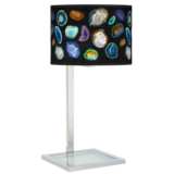 Agates and Gems II Glass Inset Table Lamp