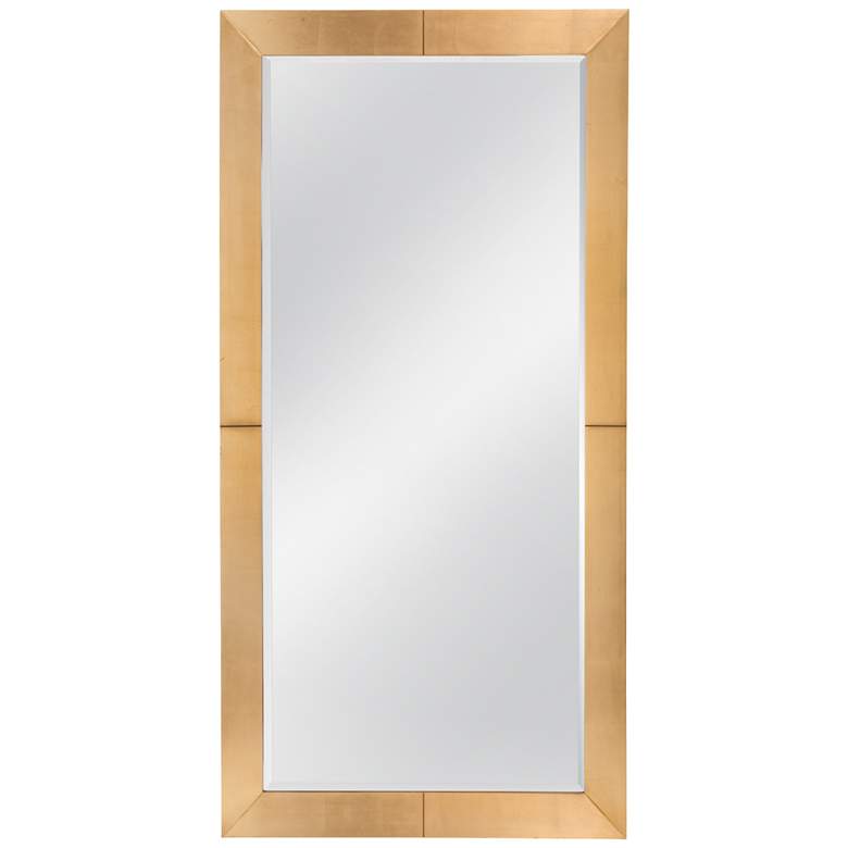 Image 1 Agatha 80" Gold Floor Mirror
