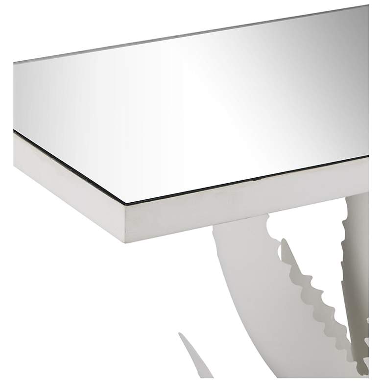 Image 4 Agave White Console Table more views
