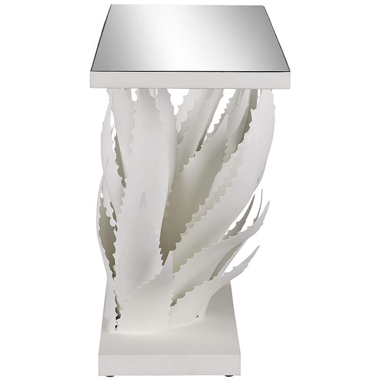 Image 6 Agave White Console Table more views