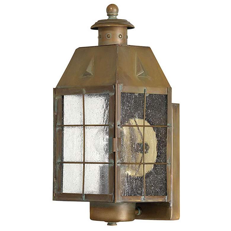 Image 1 Aged Brass Wallmount - 13 1/4" High