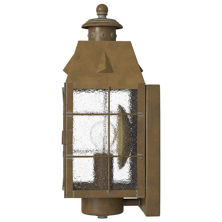 Image 7 Aged Brass Wallmount - 13 1/4" High more views