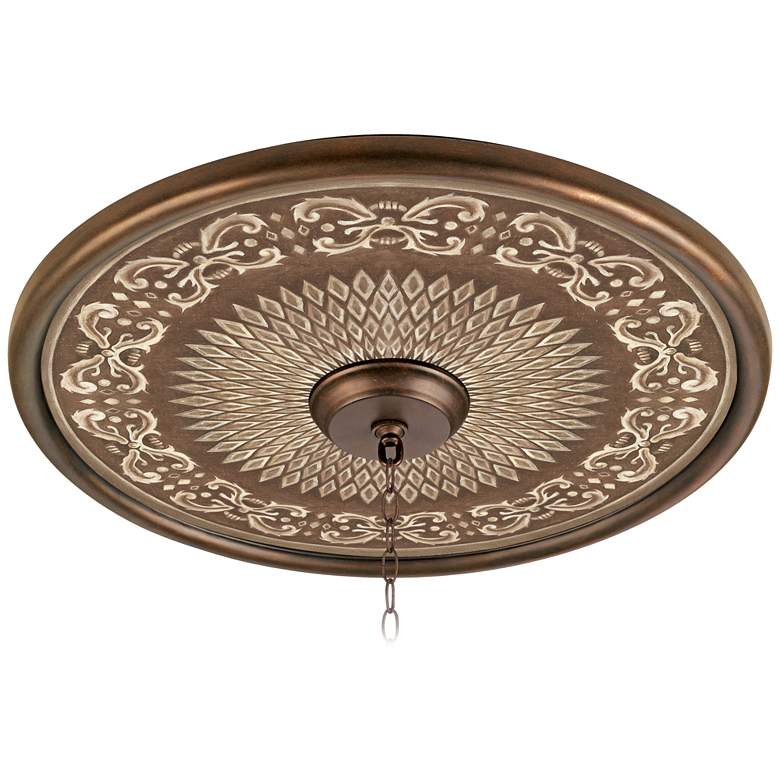 Image 1 Aged Verona 24 inch Giclee Bronze Ceiling Medallion