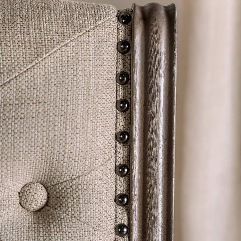 Image 6 Aggate Beige Tufted Fabric Side Chairs Set of 2 more views