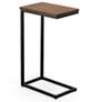 2_Aggie Black Base Chestnut Top C-Form Accent Table