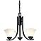 Agilis 20" Wide 3-Light Mini Chandelier