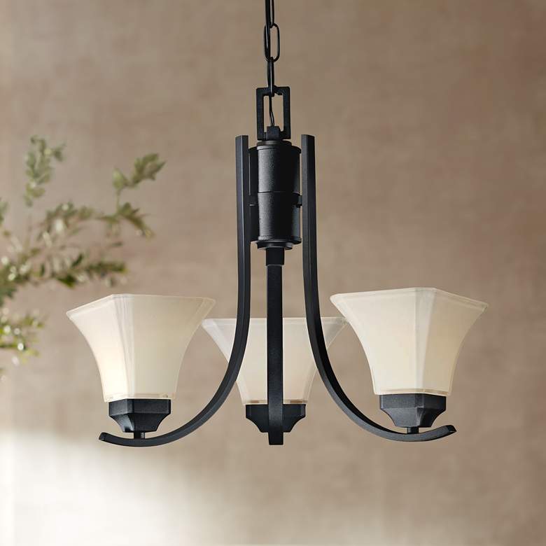 Image 1 Agilis 20" Wide 3-Light Mini Chandelier
