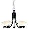 Agilis Collection 27" Wide Black Chandelier