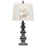 Agnes 25 1/2" Aged Bronze Stacked Ball Flower Shade Table Lamp
