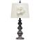 Agnes 25 1/2" Aged Bronze Stacked Ball Flower Shade Table Lamp