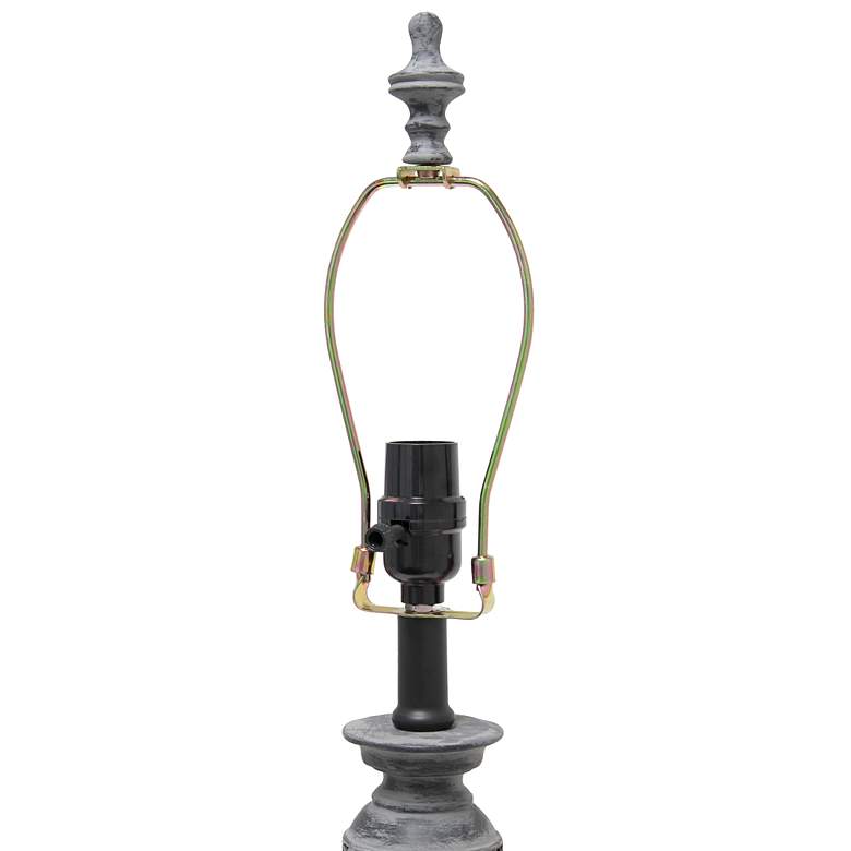 Image 4 Agnes 25 1/2" Aged Bronze Stacked Ball Flower Shade Table Lamp more views