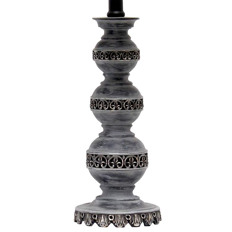 Image 5 Agnes 25 1/2" Aged Bronze Stacked Ball Flower Shade Table Lamp more views