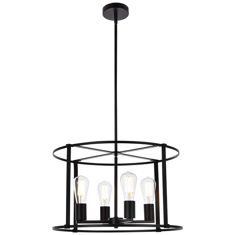Image 1 Agnys 4 Lts Pendant In Black