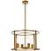 Agnys 4 Lts Pendant In Brass