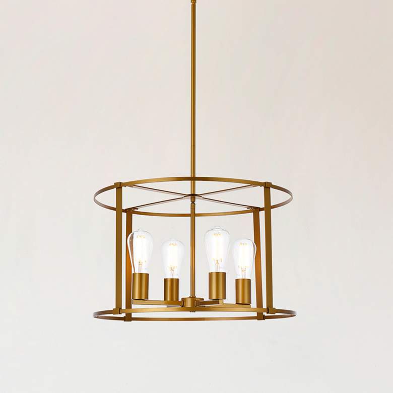 Image 1 Agnys 4 Lts Pendant In Brass