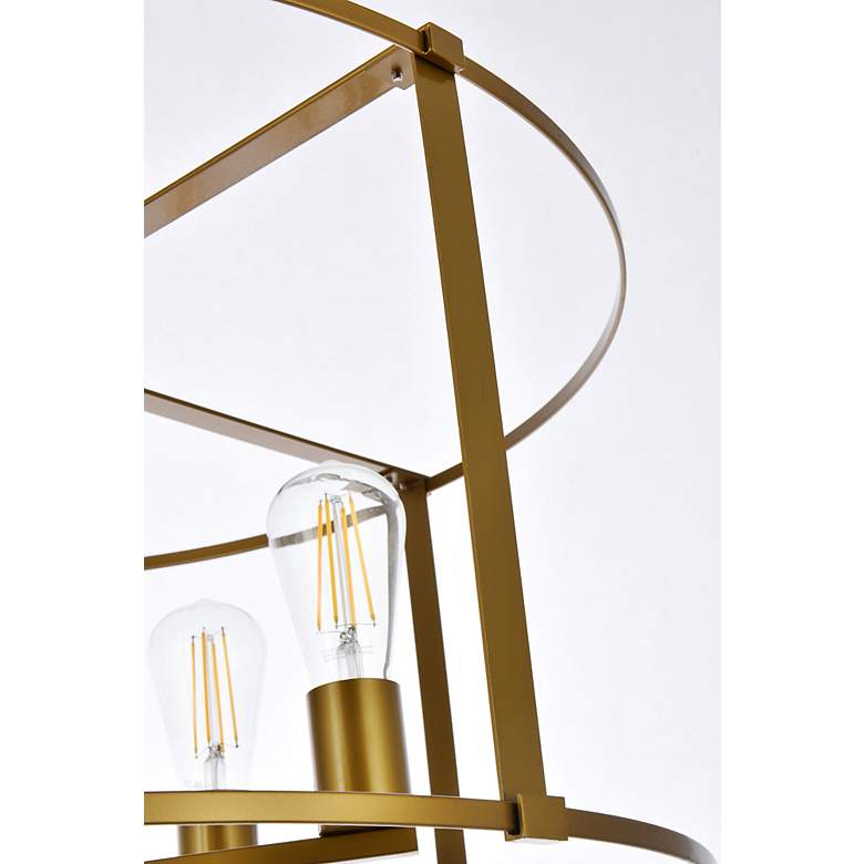 Image 7 Agnys 6 Lts Pendant In Brass more views