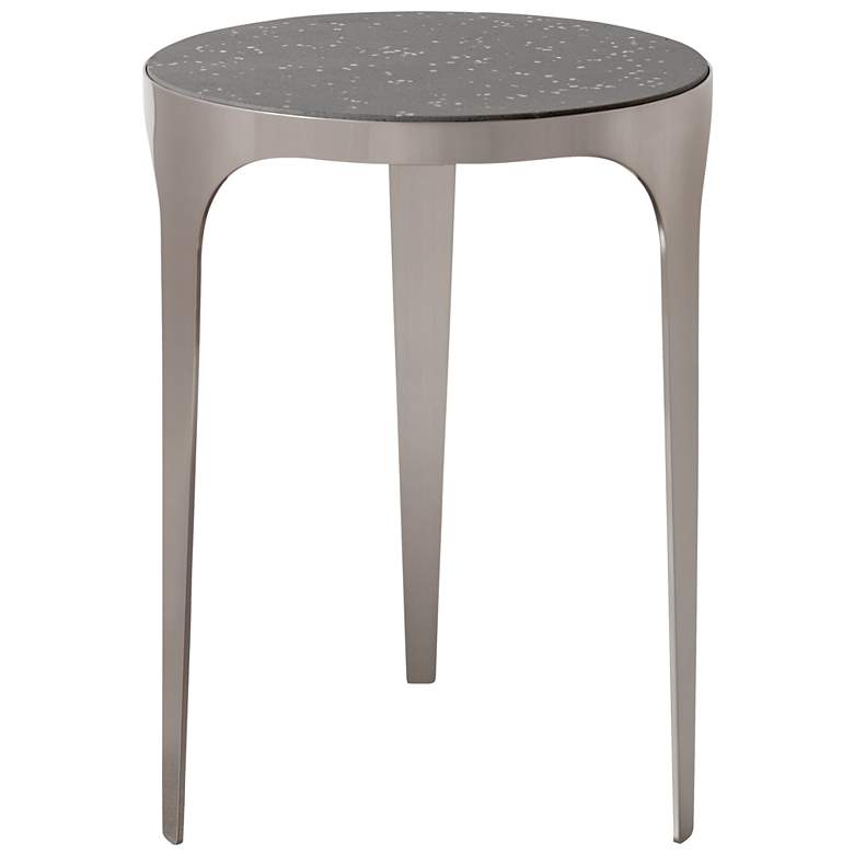 Image 1 Agra Gray Concrete Top Side Table