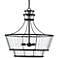 Agustan 24" Wide Antique Bronze 3-Light Chandelier