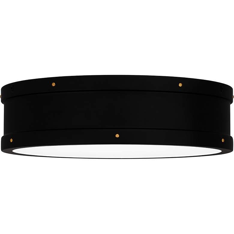 Image 5 Ahoy Integrated LED Matte Black Flush Mount Light more views
