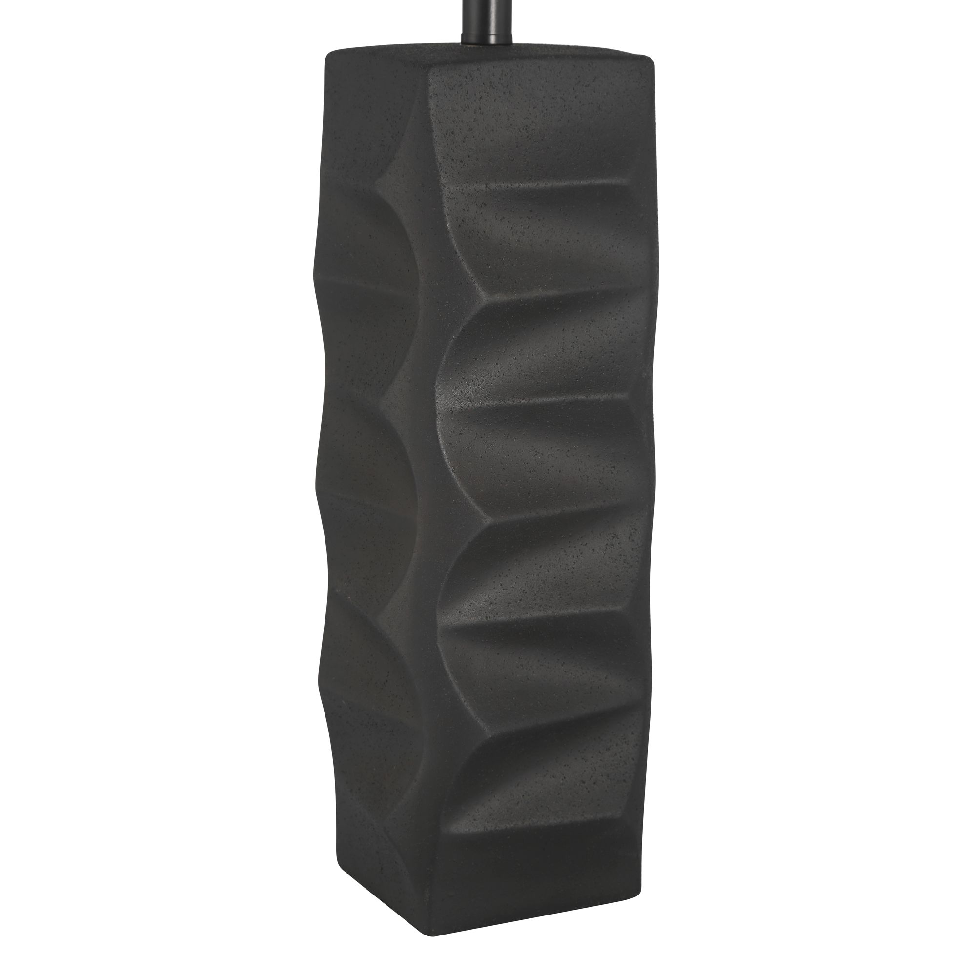 Image 6 Aidan 31" High Modern Black Ceramic Table Lamp more views