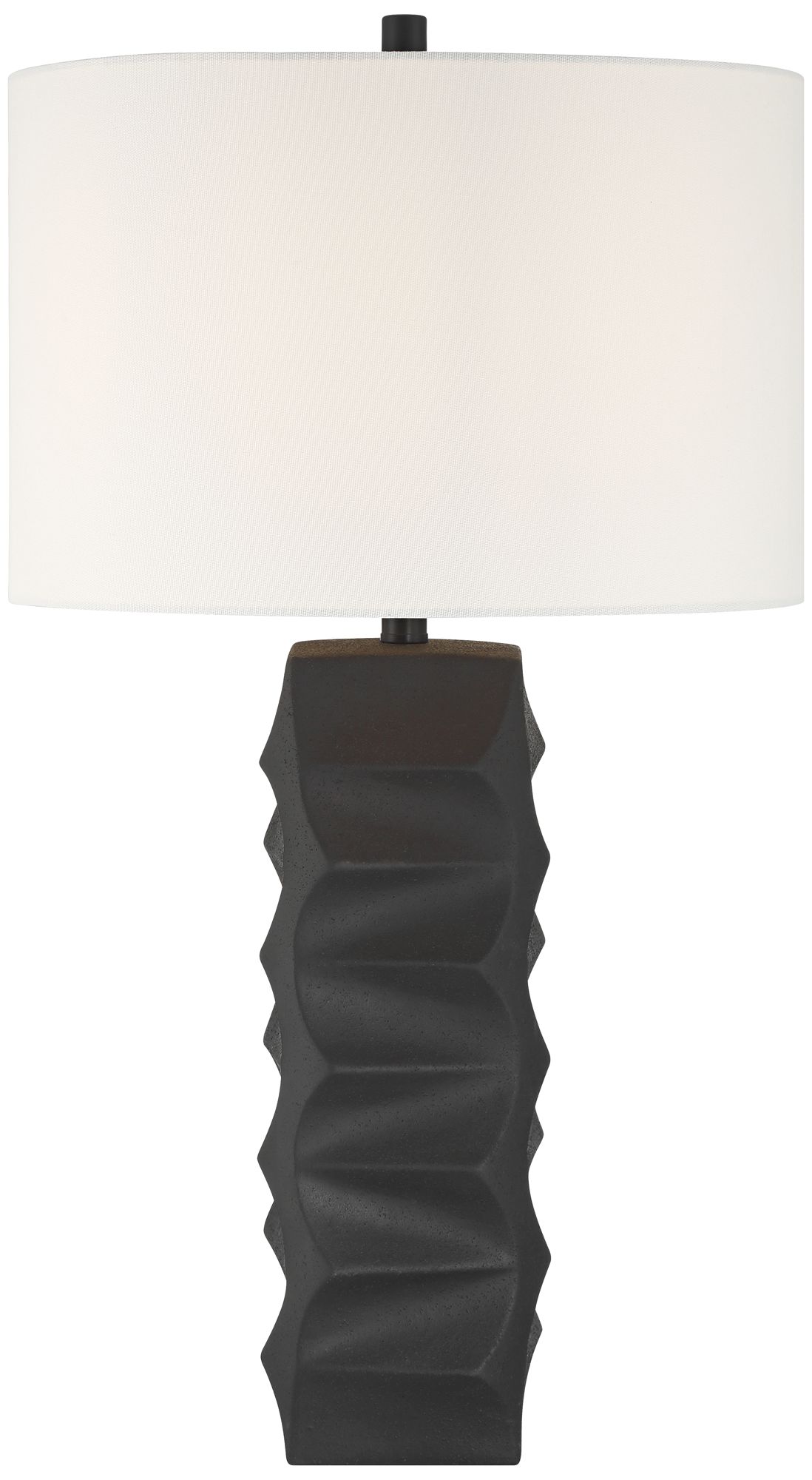 Aidan 31" High Modern Black Ceramic Table Lamp