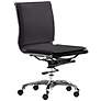 2_Aidan Black Armless Adjustable Office Chair