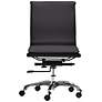 4_Aidan Black Armless Adjustable Office Chair more views