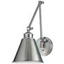 Aidan Moveable Sconce - Brushed Nickel