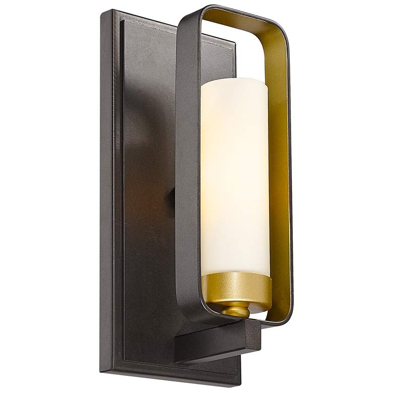 Image 1 Aideen by Z-Lite Bronze Gold 1 Light Wall Sconce
