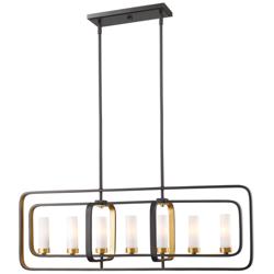 Aideen by Z-Lite Bronze Gold 7 Light Island Pendant