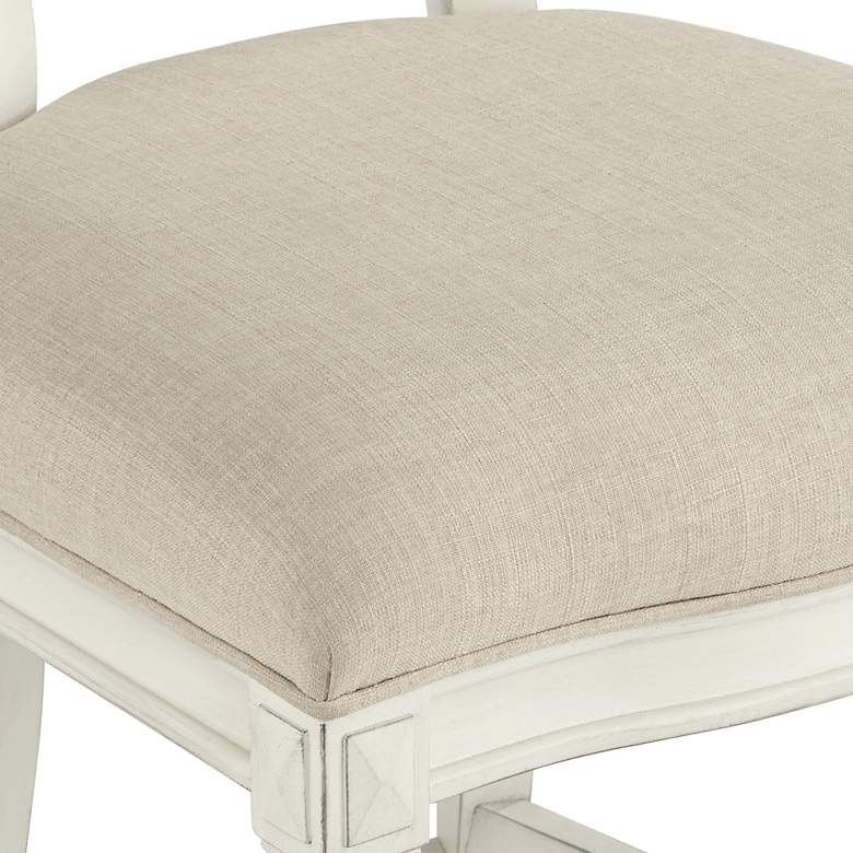 Image 3 Aiden Allegro 23 1/2" Almond and Vanilla Counter Stools Set of 2 more views
