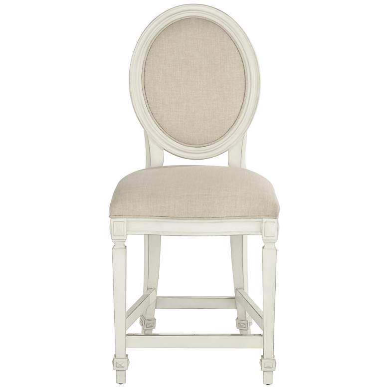 Image 5 Aiden Allegro 23 1/2" Almond and Vanilla Counter Stools Set of 2 more views