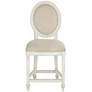 5_Aiden Allegro 23 1/2" Almond and Vanilla Counter Stools Set of 2 more views