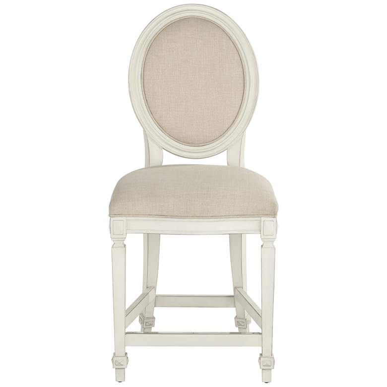 Image 6 Aiden Allegro 23 1/2" High Vanilla and Almond Counter Stool more views